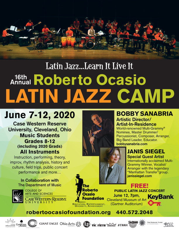 16th Annual Roberto Ocasio Latin Jazz Camp